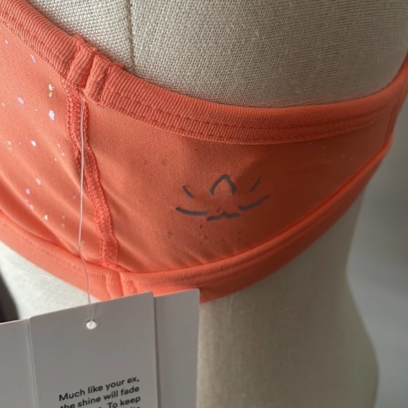 Beyond Yoga Double Back Alloy Speckled
Bra Orange Blossom Obird NEW Size Large - Picture 4 of 6